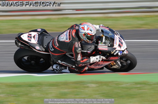 2008-05-11 Monza 0351 Superbike - Warm Up - Ruben Xaus - Ducati 1098 RS 08